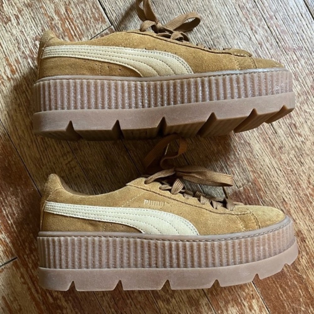 FENTY x PUMA Platform Cleated Creepers
in ‘Golden Brown’ - Picture 14 of 16